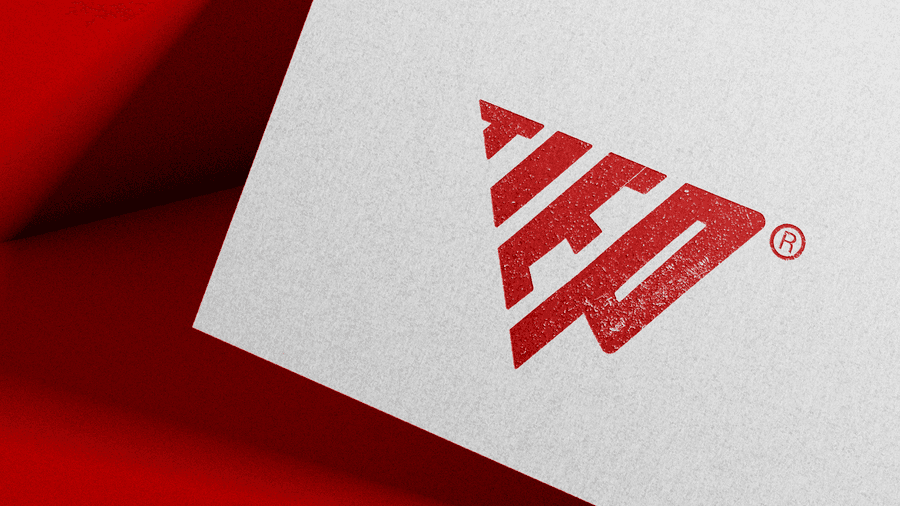 The Inside Edge logo design printed on textured card, branding by On Poynt Creative